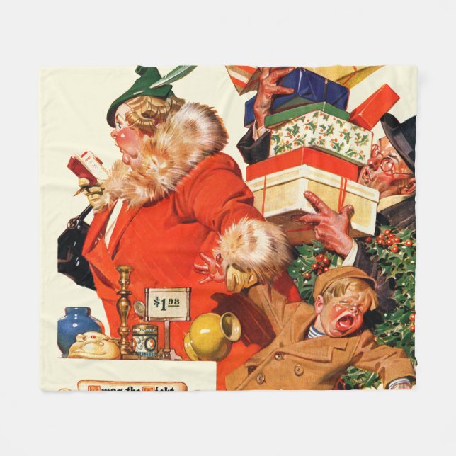 Couverture Polaire Nuit avant Noël (Devant (Horizontal))