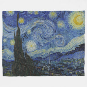Couverture Polaire Nuit Vintage Van Gogh Starry
