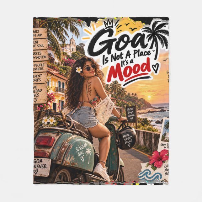 Couverture Polaire Nuits dorées – Goa (Devant)