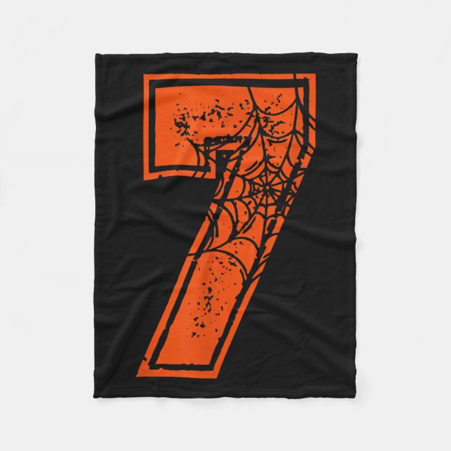 Couverture Polaire Number 7 67 Meme Halloween Pumpkin Costume Matchin (Devant)