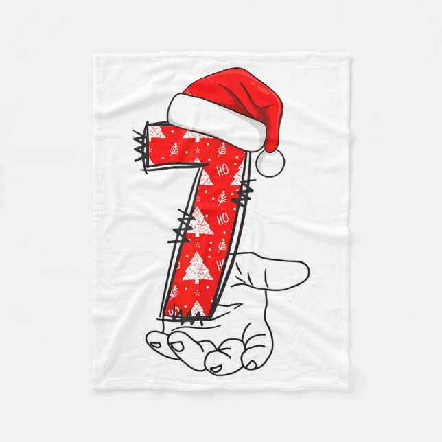 Couverture Polaire Number 7 Matching 67 Meme Christmas Costume Men Wo (Devant)