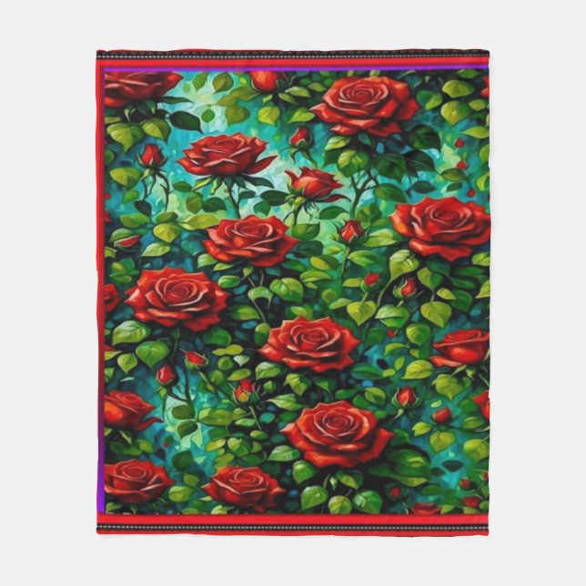 Couverture polaire numérique 3D colorée | Perfec (Devant)