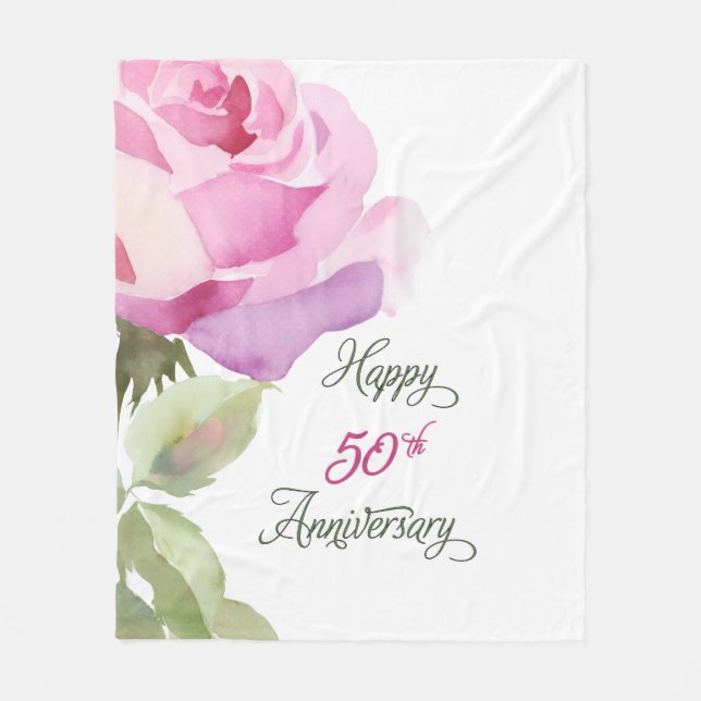 Couverture Polaire Nun 50th Anniversary Sister Catholic Jubilee Pink  (Devant)