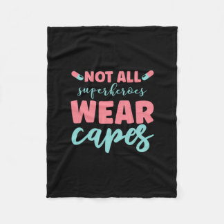 Couverture Polaire Nurse | Not All Superhéroïes Wear Capes