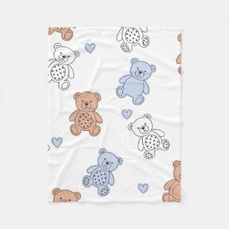 Couverture Polaire Nursery Ourson Mignon