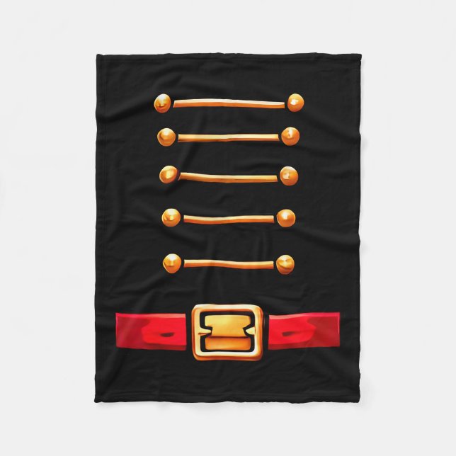 Couverture Polaire Nutcracker Costume Matching Toy Solider Women Kids (Devant)