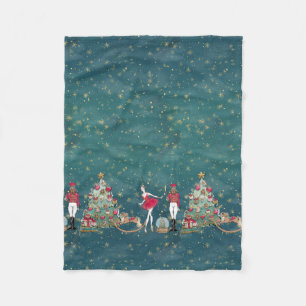 Couverture Polaire Nutcracker Suite Ballerina Fairy Soldier Fleuve