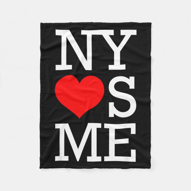 Couverture Polaire Ny Loves Me Funny I Heart New York  (Devant)