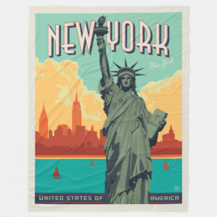 Couverture Polaire NYC - Lady Liberty