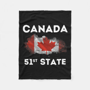 Couverture Polaire O Canada 51e État Funny Trump Canada maillot de mè