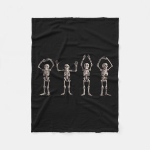 Couverture Polaire O-h-i-o State Skeleton Lover Ohio Halloween Hommes