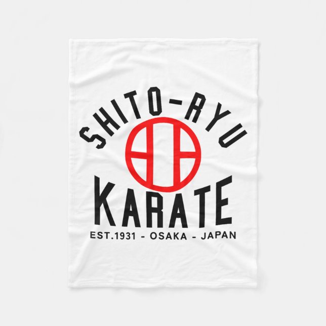 Couverture Polaire O-ryu Karate Japan Martial Arts  (Devant)