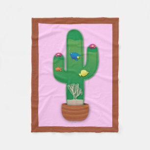 Couverture Polaire Oasis de Cactus