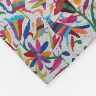 Couverture Polaire Oaxaca Mexique Boho ethnique hispanique maya