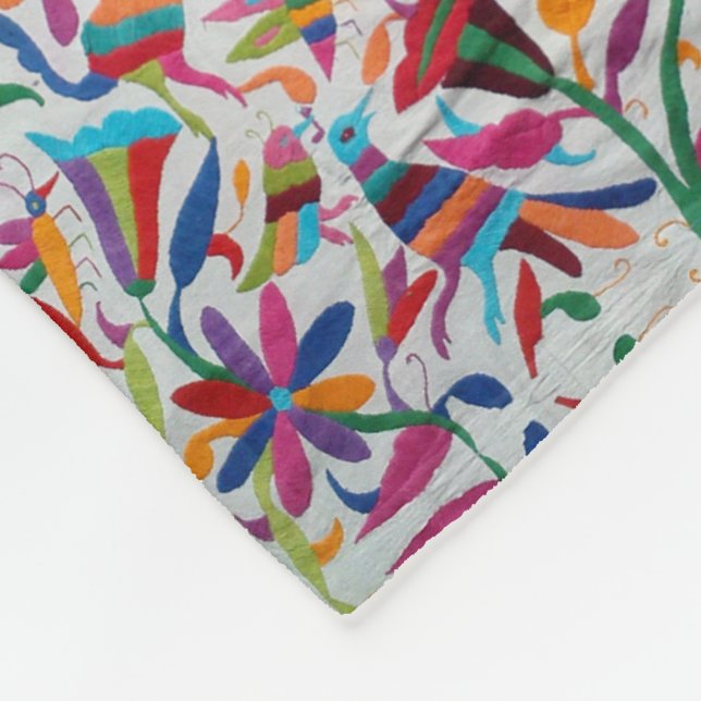 Couverture Polaire Oaxaca Mexique Boho ethnique hispanique maya (Coin)