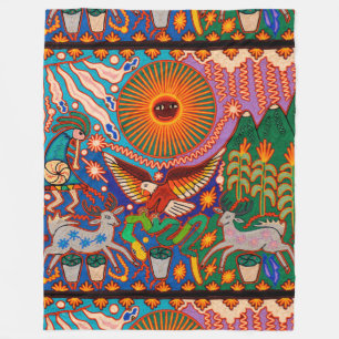 Couverture Polaire Oaxaca Mexique Mexique Mexique Tribal maya Art Boh