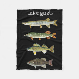 Couverture Polaire Objectifs de lac Pêche Musky Brochet Doré Petite B