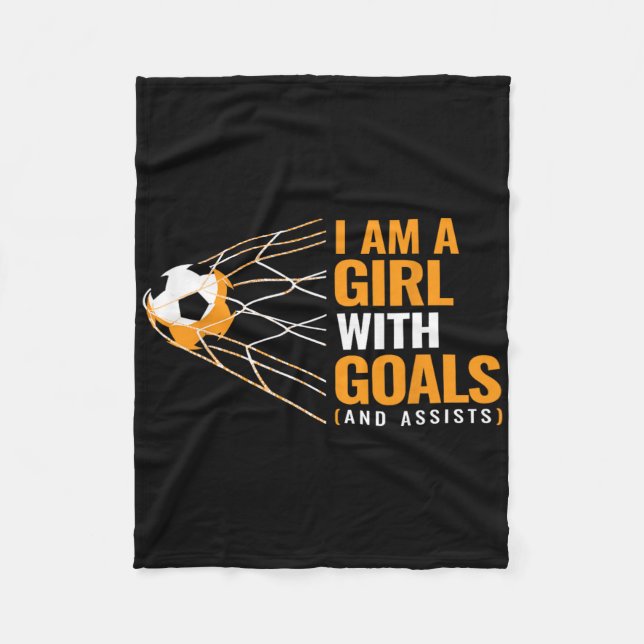 Couverture Polaire Objectifs motivationnels cool pour femmes Je suis  (Devant)