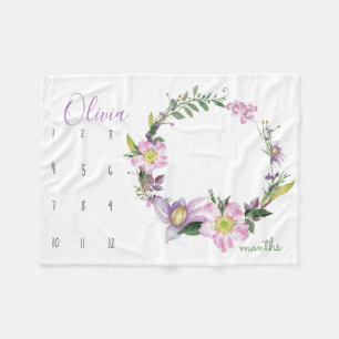 Couverture Polaire Observez-moi se développer - fleurissez