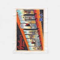 Ocean City New Jersey NJ Grande lettre carte posta