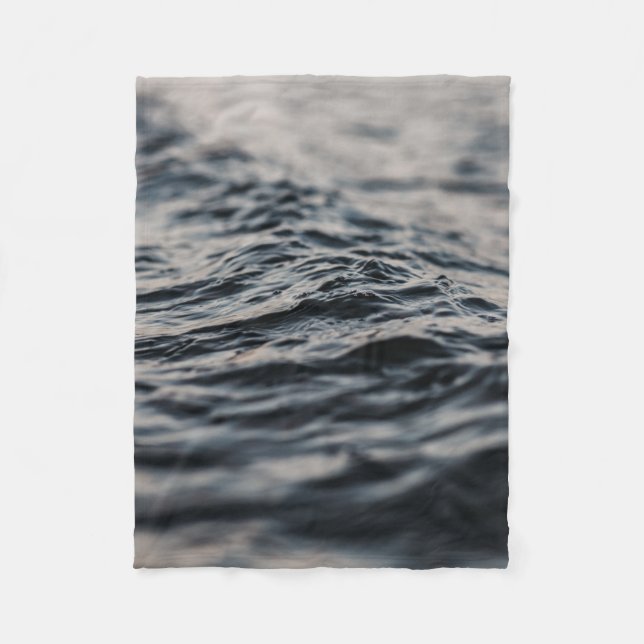 Couverture Polaire Océan vague en journée (Devant)