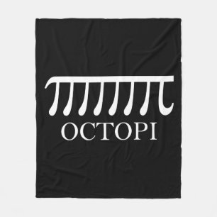 Couverture Polaire Octopi - Funny Pi Octopus Math