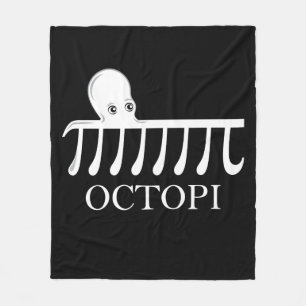Couverture Polaire Octopi - Funny Pi Octopus Math