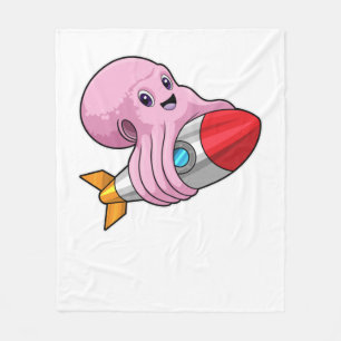 Couverture Polaire Octopus avec Rocket