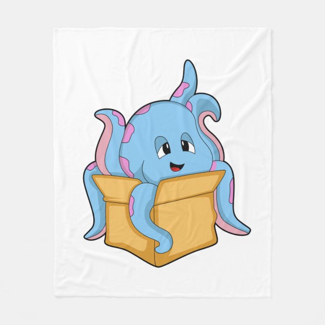 Couverture Polaire Octopus with Packet. (Devant)