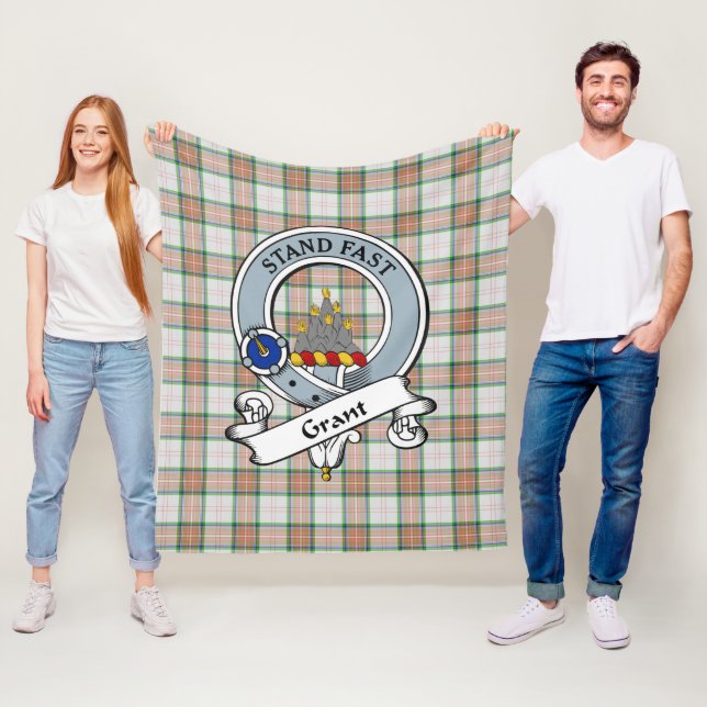 Couverture Polaire Octroi de l'insigne de clan Auchétroite Tartan Pla (En situation)