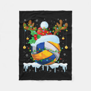 Couverture Polaire Odeur de volley-ball de Noël Odeur de Noël Oeil de