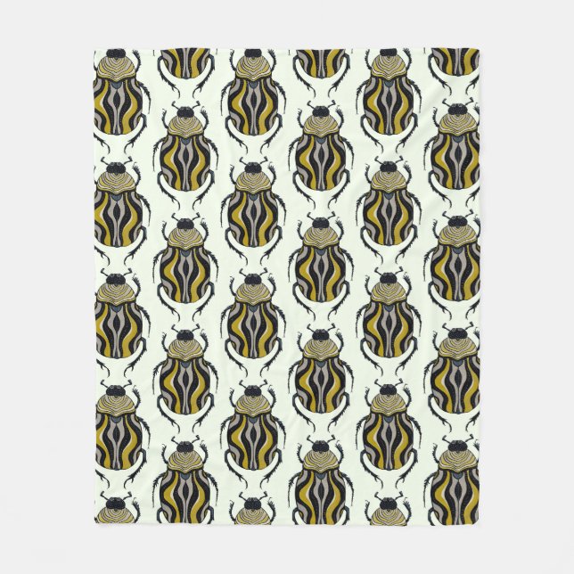 Couverture Polaire Odeur d'insectes Motifs de scarabée (Devant)
