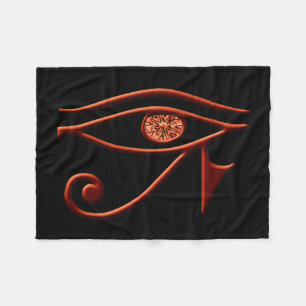 Couverture Polaire OEil de feu Horus Blanket en polaire