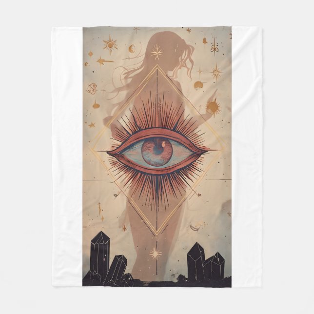 Couverture Polaire OEil mystique (Devant)