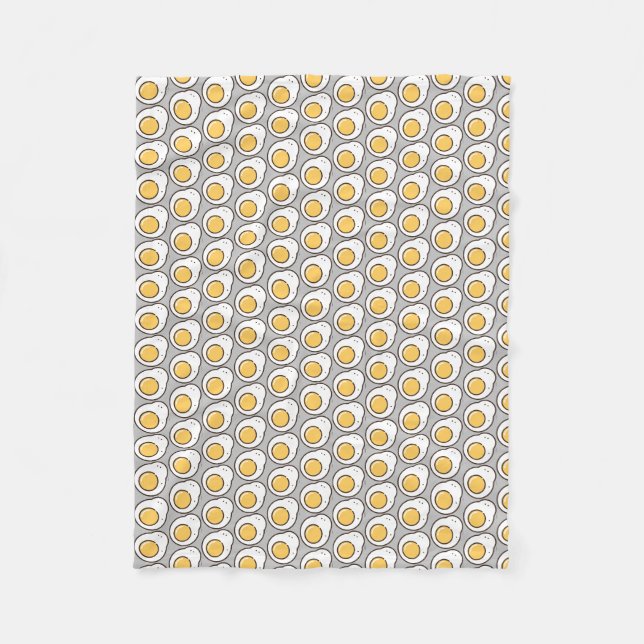 Couverture Polaire oeuf frit (Devant)