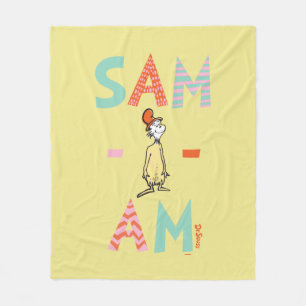 Couverture Polaire Oeufs verts et jambon  Sam-I-Am