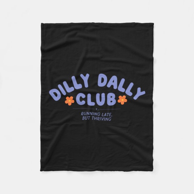 Couverture Polaire Œuvres d'art du club Dilly Dally (Devant)