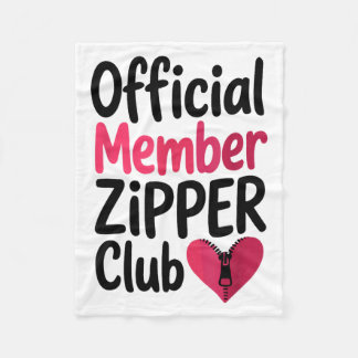 Couverture Polaire Official Member Zipper Club, Open Heart Byp Surger