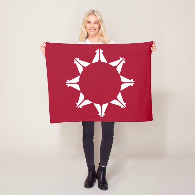 Couverture Polaire Oglala Sioux (En situation)