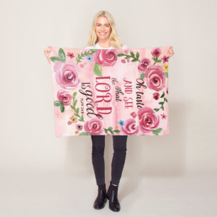 Couverture Polaire Oh le goût et voient que le 34:8 de seigneur Is