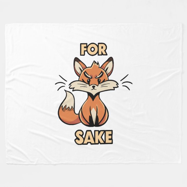 Couverture Polaire oh pour l'amour du renard (Devant (Horizontal))