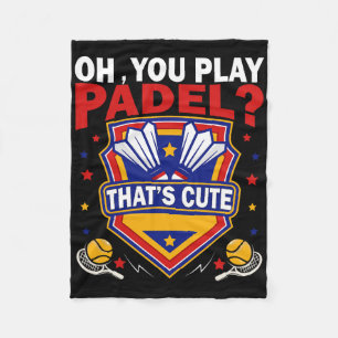 Couverture Polaire Oh Vous Jouez Padel Essayez Dminton Racquets Et Na