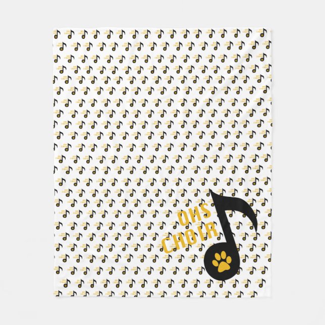 Couverture Polaire OHSChoir Note Blanche polaire (Devant)