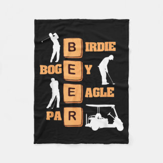 Couverture Polaire Oiseau Bogey Aigle Par Bière Balle De Golf Golfeur