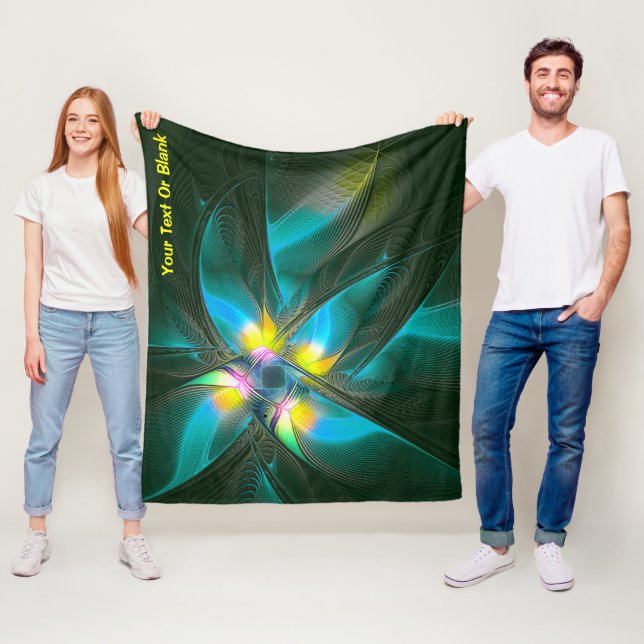 Couverture Polaire Oiseau du Paradis (En situation)