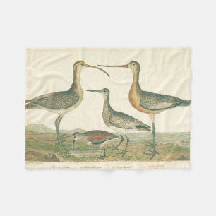 Couverture Polaire Oiseaux de marais Courlis Oiseaux