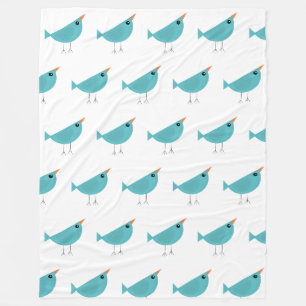 Couverture Polaire Oiseaux fantaisistes adorables, Art de la nature