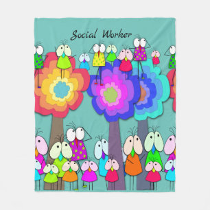 Couverture Polaire Oiseaux lunaires des travailleurs sociaux