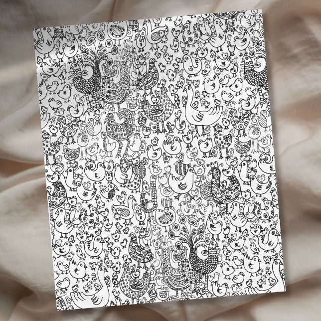 Couverture Polaire Oiseaux noirs et blancs modernes Motif lunaire (Modern Black and White Birds Whimsical Pattern Fleece Blanket)