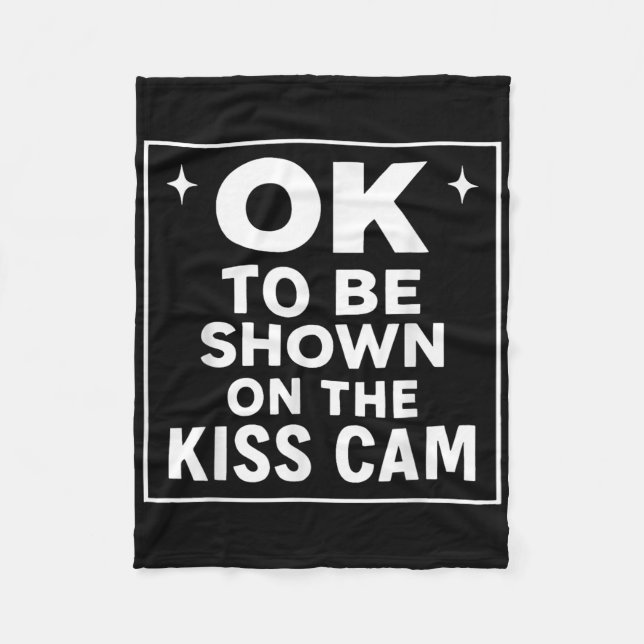 Couverture Polaire Ok À Montrer Sur Le Baiser Cam (Devant)